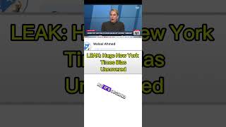Huge Leak New York time Bias Uncovered on Palestine 🇵🇸
