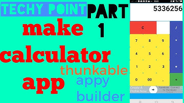 thunkable intermediate tutorials//calculator app part-1//pechy point