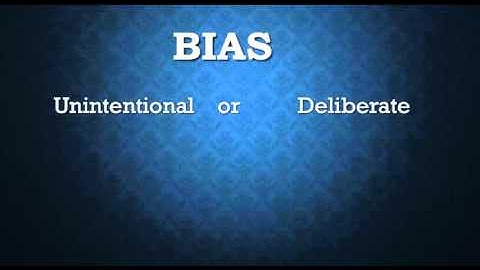 Module 2-6: Spotting Bias