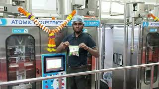 Atomic Industries Milk Packing Production Running