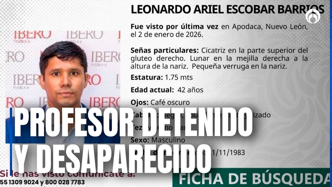 Desaparece Coordinador de la Universidad Iberoamericana de Puebla tras detención en Monterrey