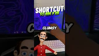 SECRET Windows Shortcuts To Hide Your Games FAST! #shorts
