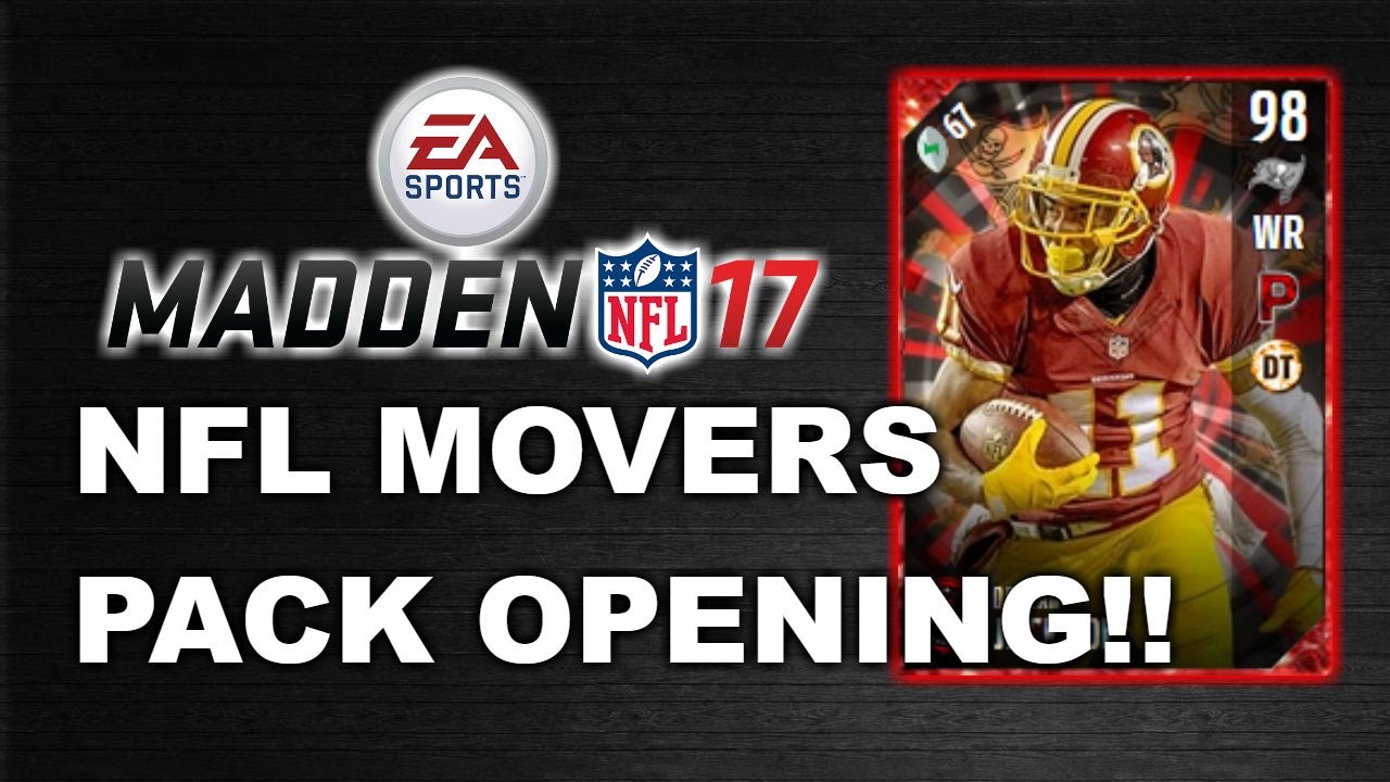 NFL MOVERS PACK OPENING!! MUT 17