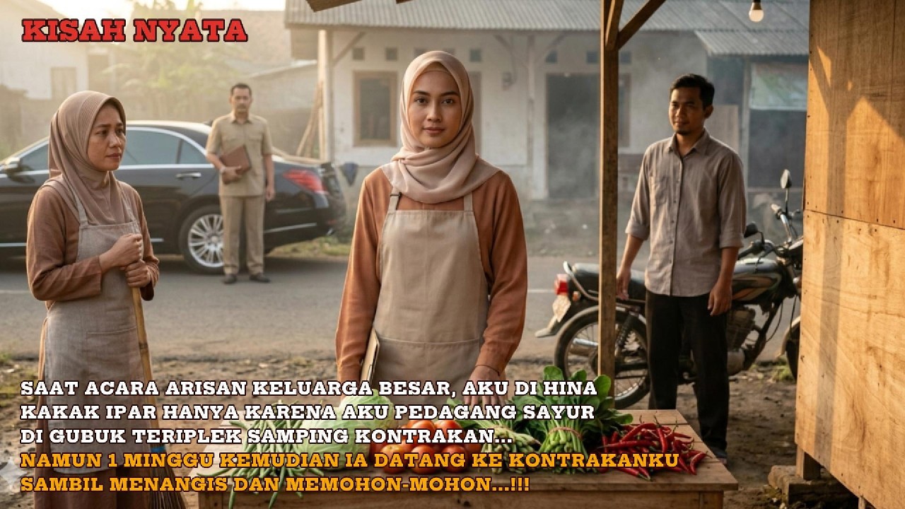 Kakak Ipar Hina Aku Di Arisan Keluarga Besar Karena Cuma Pedagang Sayur, Setelahnya Ia Memohon Mohon