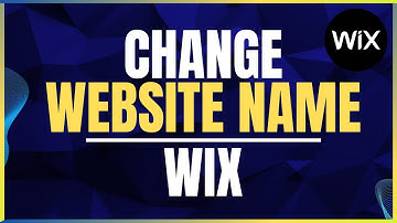How To Change Website Name On Wix Tutorial