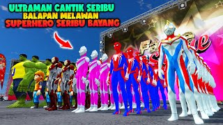 Ultraman Dyna Seribu Bayangan Balapan Lawan Ultraman Cantik Iron Man U0026 Spiderman  Gta 5 Ultraman