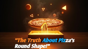 "Pizza’s Shape Mystery Solved – Why It’s Round, Not Straight!