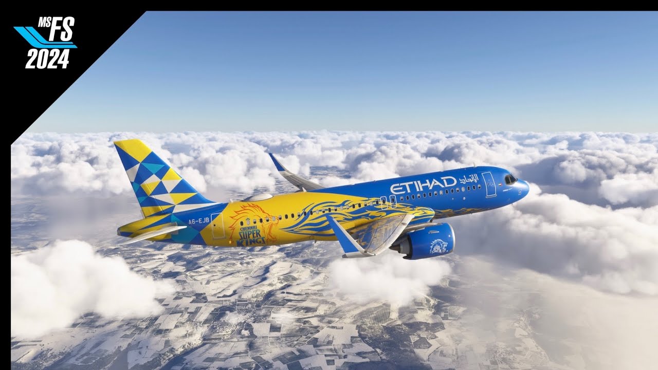 MSFS2024 Ultra | Etihad Inibuilds A320 | Paderborn to Bremen | Microsoft Flight Simulator 2024 