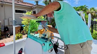 Windshield Cutting And Bending Bay Craft 210 Hybrid Build Episode 11