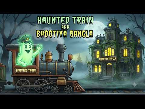 Haunted Train Aur Bhootiya Bangla | Bachchon Ki Hindi Kahani #cm