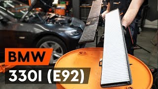 Kuinka vaihtaa Sisäilmansuodatin BMW 3 Coupe (E92) - käsikirja
