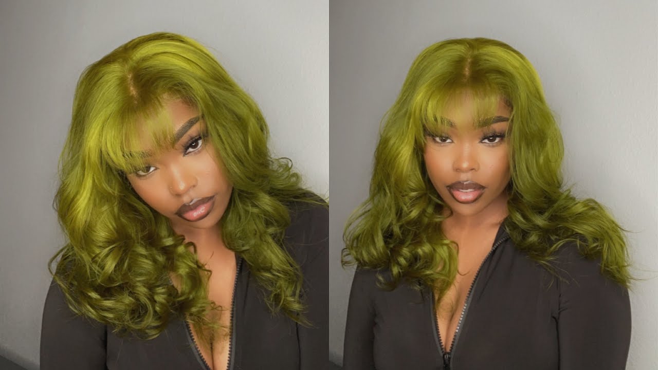 Why green bangs with blue hair are the latest trend in hair color - wide 7