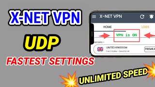X-Net vpn with udp settings for all countries to get secure browsing screenshot 4