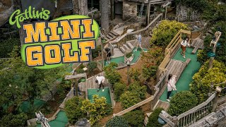 Gatlin's Mini Golf, overlook Gatlinburg & the Smoky Mountains while playing Putt-Putt!