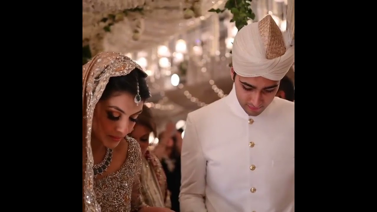 Maryam nawaz Son Junaid Safdar Wedding Highlights Complete Video and pics Viral