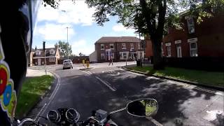 CYCLIST COLLIDES WITH CAR
At least I think he hit the car, he could have just hit the front brakes too hard. CYCLIST COLLIDES WITH CAR
