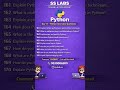 Python Interview Questions Day 17 | Advanced Python | SS LABS | #Shorts