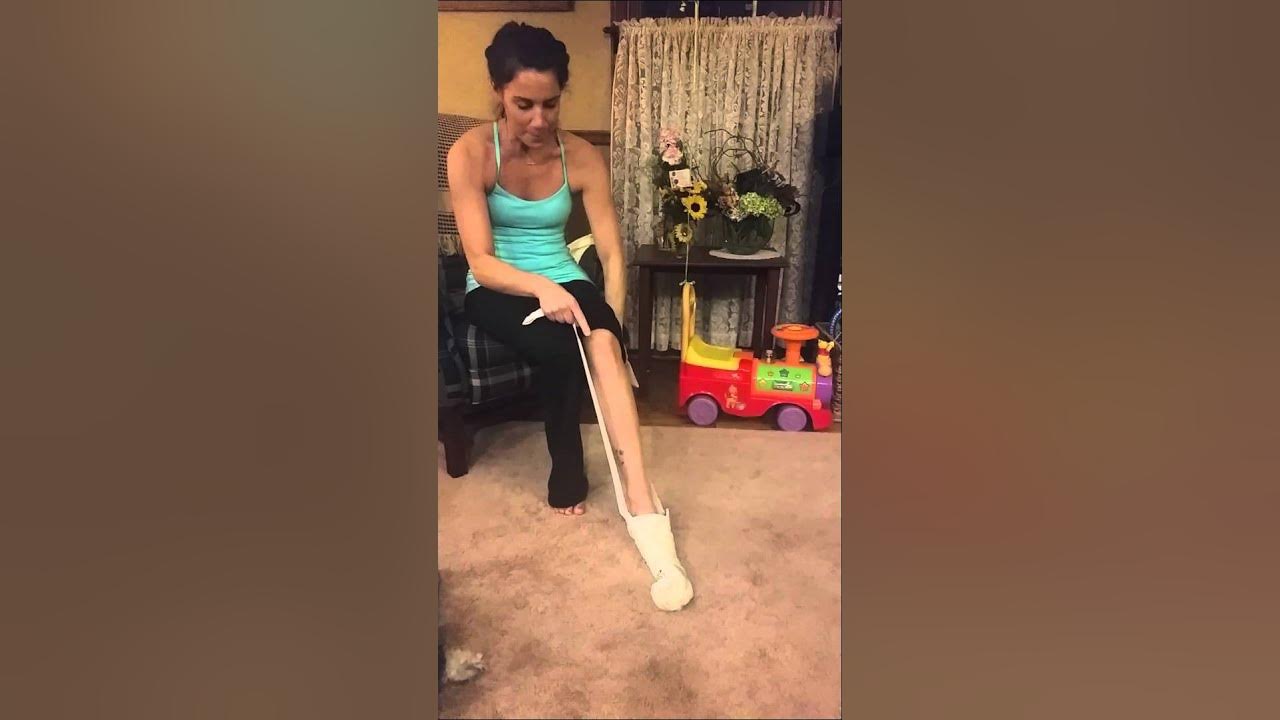 How to put on a compression stocking YouTube