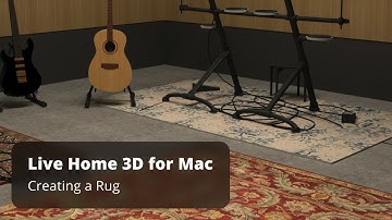 Creating a Rug - Live Home 3D for Mac Tutorials