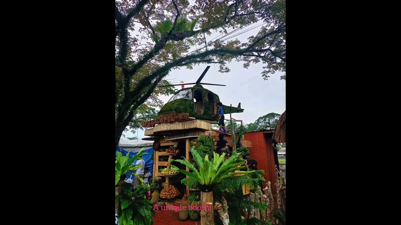 Artistic design of booth!