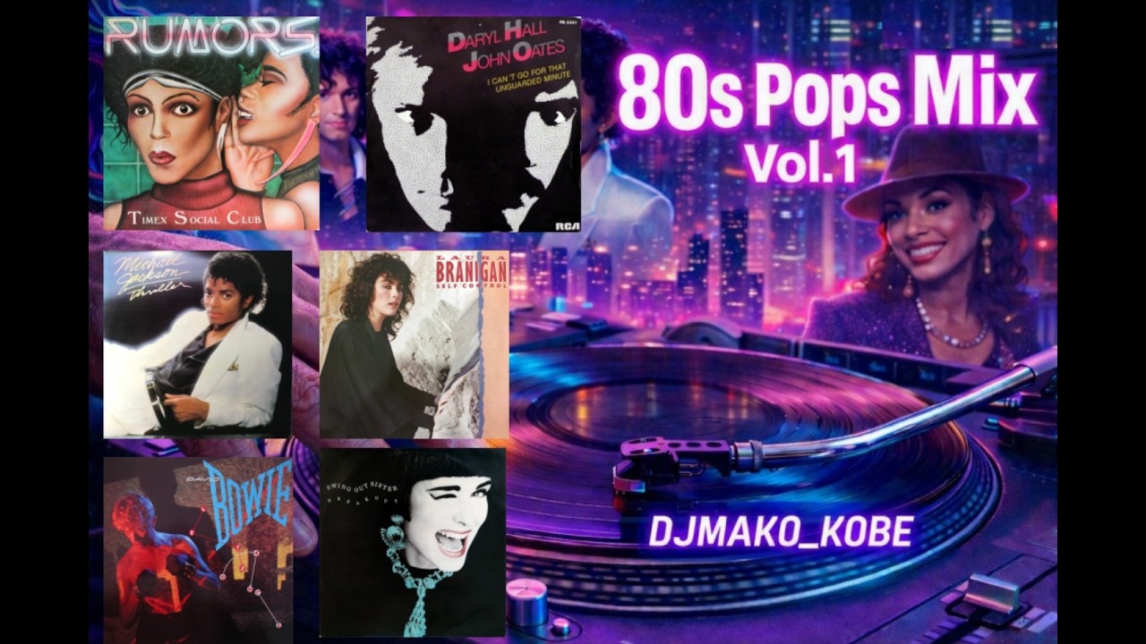 80年代】洋楽ポップス ヒットミックス 80s Pops Non Stop DJ Mix Vol.1