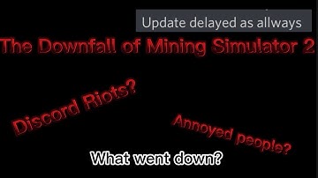 Day of the Mining Simulator 2 attack / Roblox / READ DESC!