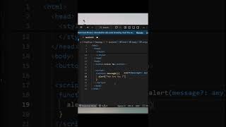 #How to Show Alert Message on Button Click in HTML 🔔 Beginner Tutorial