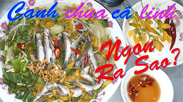 #217- Bông điên điển vàng mơ, nấu canh chua cá linh non, ngon không tưởng!...♥♥♥