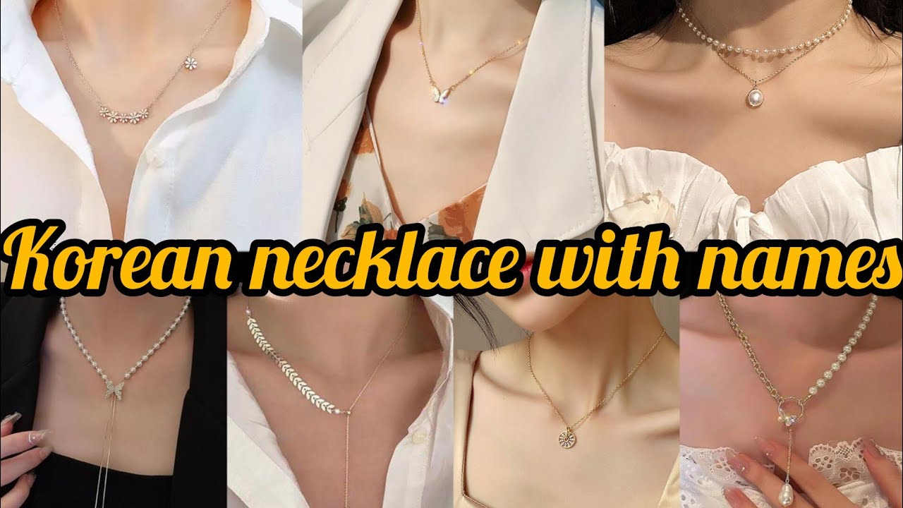 Types of Korean necklace with names | 