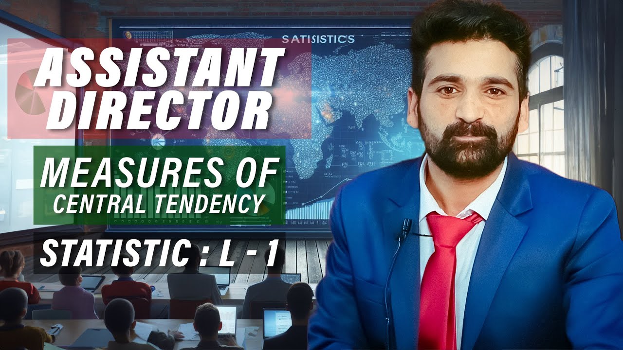 JKPSC : ASSISTANT DIRECTOR ( E & S ) INTRO TO STATISTICS