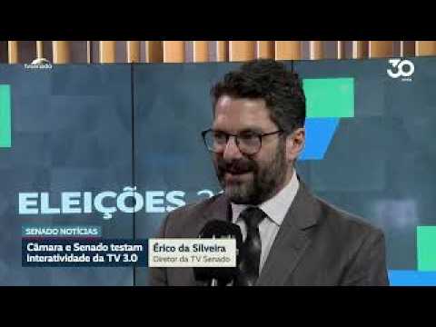 Eleições 2026 l Câmara e Senado testam interatividade da TV 3.0