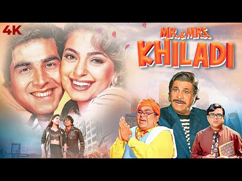Mr Mrs Khiladi 1997 Full Hindi Movie 4K Akshay Kumar Juhi Chawla Satish Kaushik Kader K 