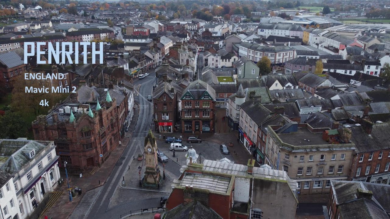 Dji Mavic Mini 2 Drone Footage 4K: Penrith, England