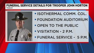 Funeral service details for Trooper Horton