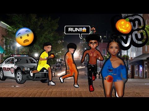 TRICK OR TREATING IN THE HOOD BE LIKE IMVU SKIT 