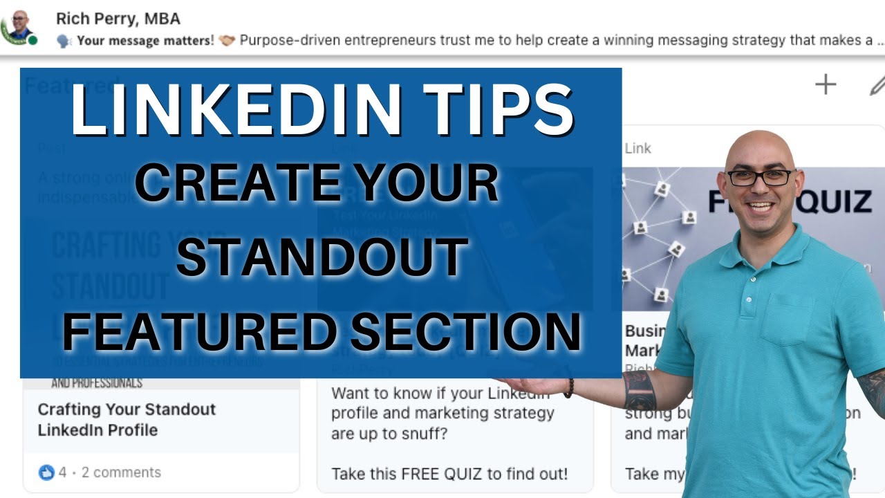 How to Create a Featured Section on LinkedIn - YouTube