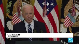 Biden talks tough on China in first press conference