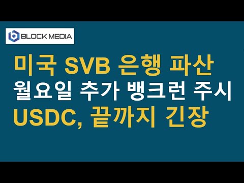 미국 SVB 파산, 월요일 추가 뱅크런 주시...<strong>USDC</strong> 끝까지 긴장해야