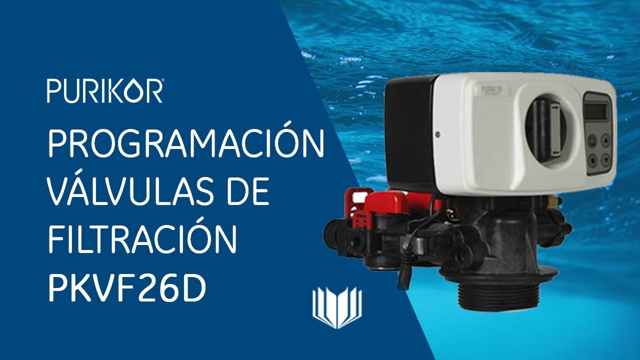 ¿Cómo programar mi válvula de filtración PKVF26D?