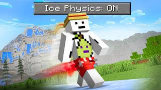 I Beat Minecraft with Ice Physics