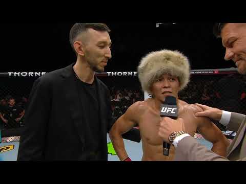 UFC Абу-Даби: Асу Алмабаев - Слова после боя