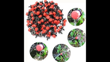 Cách lắp đặt bộ tưới Nhỏ giọt 20 béc 8 tia- Tưới chậu cây, ban công, sân thượng.