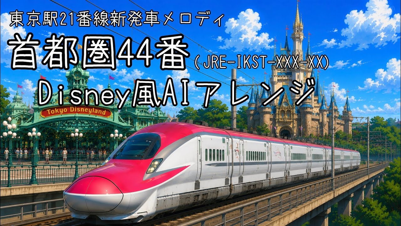 Disney風】東京駅21番線新発車メロディ『首都圏44番（JRE-IKST-XXX-XX