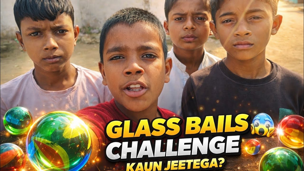 Aaj Hum Khelenge Glass Balls Marbles 😱 Village Challenge Begins