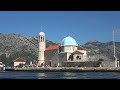 Bootsfahrt auf dem Fjord von Kotor in Montenegro