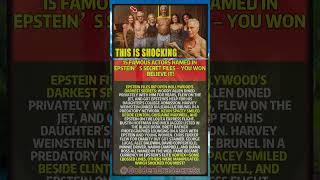 15 Famous Actors NAMED in EPSTEIN’S SECRET FILES – You Won’t BELIEVE It!#shortvideo #viral