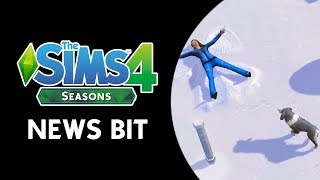 The Sims 4 News Bit: UPCOMING PATCH, SNOW DEPTH, AND MORE! (SEASONS NEWS!)