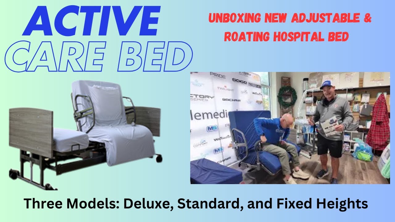 UNBOXING ACTIVE CARE STANDARD ADJUSTABLE ROTATING BED