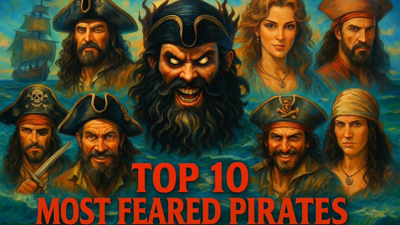 The 10 Most Feared Pirates in History | The Sleeping History