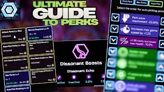 Ultimate Perks Guide in The Tower Idle Tower Defense